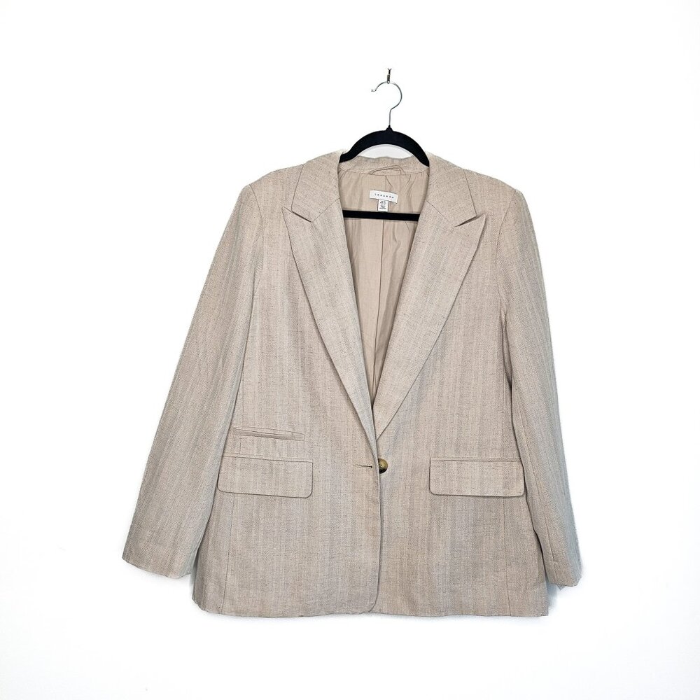 US 12 Beige TOPSHOP Blazer
